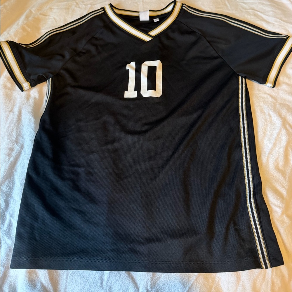 TNA Black and Gold Trim Jersey